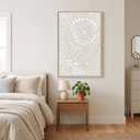 SAFERRYHOME Abstract Textured Hand Painted Wall Art, Thick Texture, 24"x36"