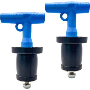 Drain Plug Expansion Rubber Stainless Steel Scupper Plugs 1-1/2" to 1-3/4"-Pool Winterizing Plug, Return Pipe Marine Boat Deck Drainage Plug, Hull Livewell and Bailer Plugs, 2PCS (1-1/2"~1-3/4"(38.6~47mm)*2)