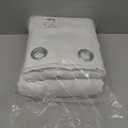 NICETOWN Full Shading Curtains 90 inches Long 2 Panels Set for Windows, Super Heavy-Duty Black Lined Blackout Curtains for Bedroom, Privacy Assured Window Treatment (White, Pack of 2, 52 inches W)