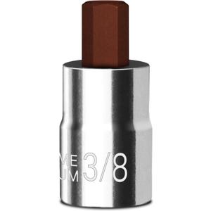 BLACKROBOT 3/8 inch Hex Bit Socket, 1/2 Inch Drive 3/8 Allen Key Socket, SAE, Full Polished, S2 Steel Head Made For Repairing