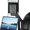 Phone & Tablet Holder Compatible with Concept 2 Rowing Machine & Skierg with PM5 Monitor, Rower Accessories, 2-in-1 Phone & Tablet Mount Stand for Model D&E and Rowerg, NOT for PM3/PM4, Patent Pending