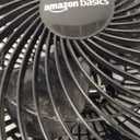 Amazon Basics Air Circulator Fan, Desk Fan for Bedroom, Home and Office, With 90-Degree Tilt Head, 3 Speed Settings, Lightweight (3 LBS), 35 Watts, Black, 11.1"W x 6.3"D x 10.9"H