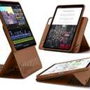 ESR for iPad Pro 11 Inch Case (2022/2021/2020/2018, 4th/3rd/2nd/1st Generation), Removable Magnetic Cover, Adjustable Portrait/Landscape Stand with Raised Display View, 9 Standing Angles, Brown