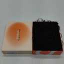 GORGIUS Veralux Blend Human Hair Glueless Curly Wig with Bangs Natural Black Synthetic Curtain Bang with Realistic Scalp Put On and Go 20 Inch