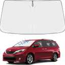 Proadsy Front Windshield Sun Shade Foldable Sunshade Protector Sun Visor Custom Fit 2011-2020 Sienna L LE SE XLE Limited Van Accessories 2025 Upgrade