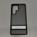 TORRAS for Samsung Galaxy S25 Ultra Case, [12FT Military-Grade Drop Protection] [Built-in Slim Kickstand] Matte Shockproof Cover for S25 Ultra Case, Sleek Grip Finish, Frosted Black