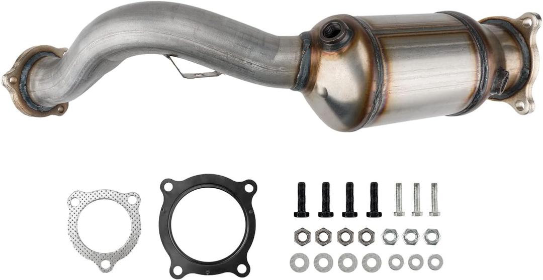 Converter 16595 Fit For A4 2009-2013 2L, A5 2010-2011 2L Q5 2011-2014 2L with 8K0254250 FX, 8K0254253 HX 16595, 49078 Catalyst Convertor