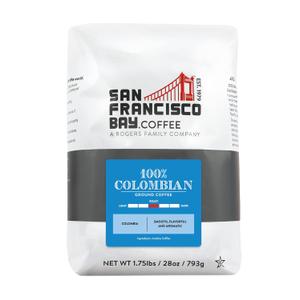 San Francisco Bay Coffee 100% Colombian 28 oz Bag, Ground Medium Roast (Packaging May Vary)