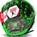 Franklin Sports Fastpitch Softball Gloves - Windmill Adult + Youth Fielding Gloves - 11" or 12" - Pink + Green (Green)