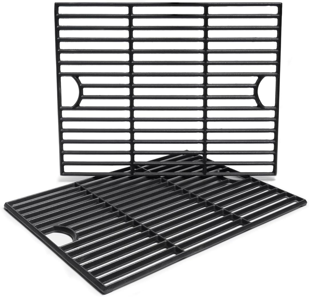 Grill Grates for Char-Broil Advantage 4-Burner 463343015 463344116, Replacement for G467-0002-W1, Grill Grates for Tru-Infrared 463336016, for Gas2coal Grill Parts 463340516, for Kenmore 415.16115