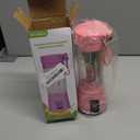 Cordless Mini Blender Make Smoothies & Shakes - Portable Blender with 380ML BPA-Free Travel Cup, USB Rechargeable, Easy to Clean, Suit in Gym/Office