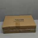 9FT Prelit Christmas Garland, Realistic Green Norfolk Pine Garland with Lights Battery Operated for Mantle Stairs Railing Fireplace Table Indoor Xmas Decor