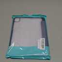 Kenke New iPad Pro 11 Inch Case 4th/3rd/2nd/1st Generation 2022/2021/2020/2018 Support 2nd Pencil Charge with Built-in Left Side Pencil Holder, Hard Frosted Back Cover & Colored Edge (Purple)