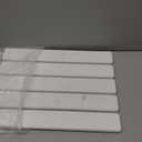 Large Stone Dish Drying Mats for Kitchen Counter,23.6x 15.3,Eco-Friendly,Foldable quick dry stone mat kitchen,Absorbent Diatomaceous Earth Mats for Dishes Bottles Cups Bathroom Any Countertop-white