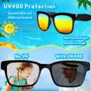 Party Favors for Kids 4-8, 24Packs Neon Sunglasses for Kid, UV400 Protection Sunglasses Bulk, Goodie Bags Stuffers for Kids Pool Birthday Party Supplies