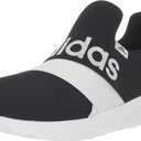 adidas Unisex-Child Lite Racer Adapt 6.0 (4.5 Big Kid, Core Black/Core White/Core Black)