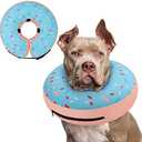 Supet Inflatable Dog Cone Collar Alternative After Surgery, Dog Neck Donut Collar Recovery E Collar for Neuter, Soft Pet Cone for Small Medium Large Dogs, XXL