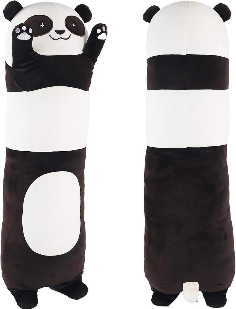 Tianmihou 36 inch Cute Giant Panda Bear Plush Soft Body Pillow Plushies, Large Long Panda Stuffed Animals Toy Doll, Gift for Kids Girls and Boys, Birthdays, Valentine's Day