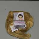 Swiking Mullet Wigs for Men Gold 70s 80s Curly Retro Disco Rocker Punk Fancy Natural Party Cosplay Costume Hair Halloween Men and Women Replacement Wig Full Wigs Unisex（Gold）