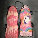 45" x 17" Foldable Snow Sled for Adults & Kids,Winter Snow Sleds with Handles for Steering, Portable Winter Sled for Snow Riding & Tobogganing 2 Packs