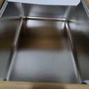 Stainless Steel Cat Litter Box,Jumbo XL Extra Large Mental Cat Litter Pan with High Sides Lid,Low Entry for Indoor Big Cats,Non Sticky,Easy to Clean,Anti-Urine Leakage