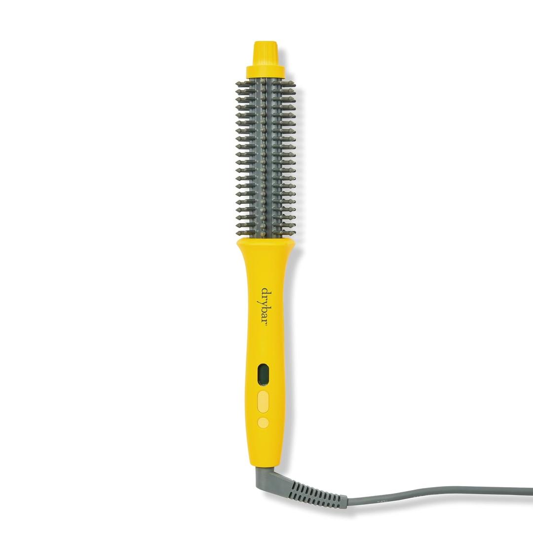 Drybar The Curl Party Heated Curling Round Brush Salon Curling Wand with Long-Lasting, Shiny Results