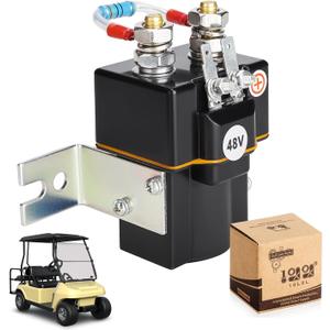 10L0L 48V Golf Cart Albright Solenoid and Resistor Assembly Compatible with Club Car DS 1995-up & Precedent 2004-08 Golf Cart Part Replaces OEM# 101908701 102774701 1014947 10L0L 48V Golf Cart Albright Solenoid and Resistor Assembly Compatible with Club Car DS 1995-up & Precedent 2004-08 Golf Cart Part Replaces OEM# 101908701 102774701 1014947