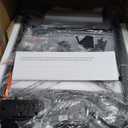 Furologee Nightstands Set of 2, End Tables with Charging Station and LED Lights, Black Night Stands with 2 Fabric Drawers, Bedside Tables Set of 2 for Living Room/Bedroom,Black Oak