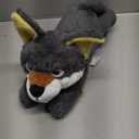 KUUDESOXX Lying Down Wolf Stuffed Animal- Your New Snuggly Companion for Hugs and Bedtime - A Joyful Addition to Any Room