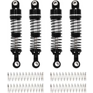 AMK TRX4M Shocks 52mm Metal Adjustable Absorber Springs Hydraulic Threaded Damper for 1/18 RC Crawler TRX4M Upgrades