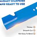 Aeagle High Lift Blade 48 inch Deck for Ariens Gravely Exmark Toro Ferris Snapper 103-2527 103-6583 04919100 00273000 1520843 5020843ASM 539100340 Lazer Z HP iZ4817 iZ4818 iZ4819 3 Pack