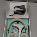 Wireless Headset with Mic for Work, V5.2 Wireless Headphones with Mic Noise Canceling & USB Dongle, 45Hrs Bluetooth Headphones with Microphone Mute & Charging Dock for Office/Work/Meetings/Call Center (White Gold)