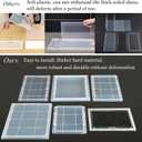 Clear Storage Box Womens Mens Shoe Display Box Plastic Foldable Stackable Shoe Container Clear Closet Shelf Organizer - 6 Pack