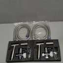 Vayzluiy Handheld Toilet Bidet Sprayer for Toilet-Adjustable Water Pressure Control with Bidet Hose for Feminine Wash, Stainless Steel Brushed Nickel Cloth Diaper for Baby Wash (Stainless Steel, 2)