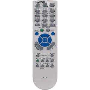 RD-477E Replaced Remote Control fit for NEC Projector RD-477E RD477E ME403U ME423W ME383W NP-P525UL P525WL PE506WL P525UL P605UL