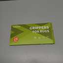 Rabenda 24 Pcs Grippers for Rugs, Non Slip Rug Pads for Hardwood Floors and Tiles, Reusable Rug Tape for Area Rugs, Dual Sided Adhesive Rug Pad Gripper Keep Corners Flat(Black)