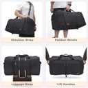 120L Foldable Collapsible Waterproof Travel Duffel Bag for Men and Women with Shoe Compartment
