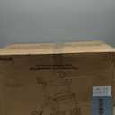 Rollator Walker with Seat, Tall Walkers for Seniors, 12" Big Rubber Wheels All Terrain Rollator Walker with Backrest, Built-in Cable, Foldable and Dual Adjustable Height for 5.3-7ft, Orange