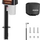 Electric Trailer Jack to 7500LBS,RV Electric Tongue Jack with Built-in Spirit Level for Travel Trailer, 10.24-33.46 Inch Extended,IP65 Waterproof Buttons,5.9 Inch Foot Pad