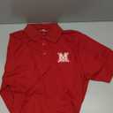 Vantage Apparel Men's Collegiate Polyester Mesh Team Icon Polo, Miami (Ohio) Redhawks, Medium