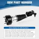 Front Suspension Shock Struts Absorber Assembly Assy Compatible with Mercedes Benz S-Class W221 S350 S450 S550 CL550 2007-2013 4Matic AWD (Left Driver Side)