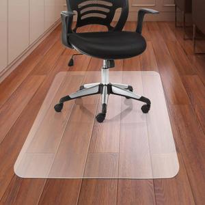 Kuyal Office Chair Mat for Hardwood Floor, 30'' x 48'' Rectangle Transparent Desk Thick Durable Chair Mat for Rolling Chairs, Easy Glide, Floor-Protector Kuyal Office Chair Mat for Hardwood Floor, 30'' x 48'' Rectangle Transparent Desk Thick Durable Chair Mat for Rolling Chairs, Easy Glide, Floor-Protector