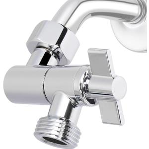 NearMoon Adjustable Shower Head Extension Adapter, SUS304 Stainless Steel Shower Arm Extension Connector for Shower Heads (Chrome Finish)