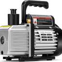VIVOHOME 4.5 CFM 1/3 HP 110V Single Stage HVAC Vacuum Pump for R134a R12 R22 R502 R410a Systems, Auto AC Vacuum Pump for Air Conditioning Servicing Resin Degassing with Oil Bottle