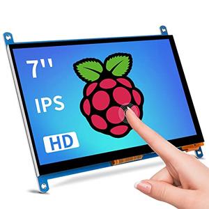 Head Sun Raspberry Pi Screen 7inch Monitor IPS 1024x600 HDMI Capacative 7'' Touch Screen Monitors Compatible with 3B+/3/2 B/B+/ Banana Pi Windows10/8.1/8/7 Driver Free 5-Point Raspberry pi Display