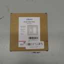 ZILLSEA Decorative Framed Design Switch Plates Outlet Covers, Duable Metal Wall Plates (Satin Nickel/1 Toggle/1 Decorator 1 Pack)