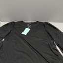 WIHOLL Long Sleeve T Shirts for Women 2025 Fall Outfits Clothes Crewneck Tops Tunic Business Dressy Casual Black Large