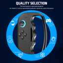 FUNDIARY Fitness Boxing Controller Grip for Nintendo Switch 2(2025), Grips Accessories Bundle Compatible with Switch 2 Sports Games with Comfort Hand Grips Controller Fit for Boy and Girl - Black & Black