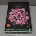 LEGO Botanicals Bouquet of Pink Roses Artificial Flowers - Building Blocks for Adults, Ages 18+ - Gifts for Birthdays for Her - Flowers for Home Office, Shelf or Room Decor - 10374