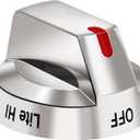 DG64-00473A Upgraded Gas Stove Knobs Compatible with Samsung Range Stove Knobs Replacements Nx58f5700ws Nx58h5600ss Nx58h5650ws Nx58j7750ss (1pcs)